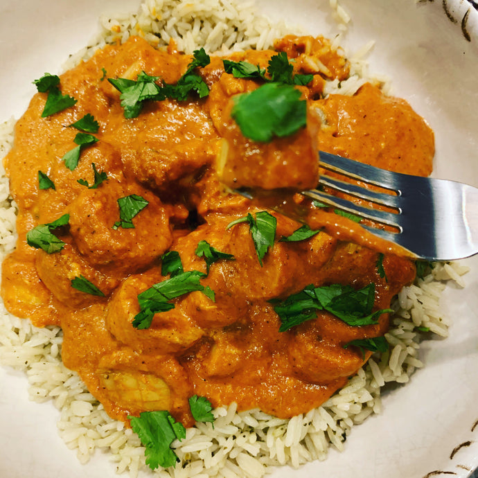 Vegan-ish: A Physician’s Journey to More Plant-Based Meals: Vegan Butter Chicken